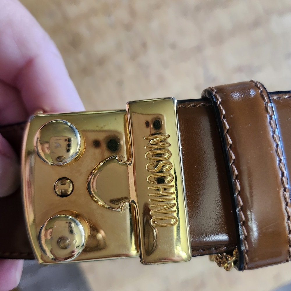 Moschino Brown Women's  Belt.